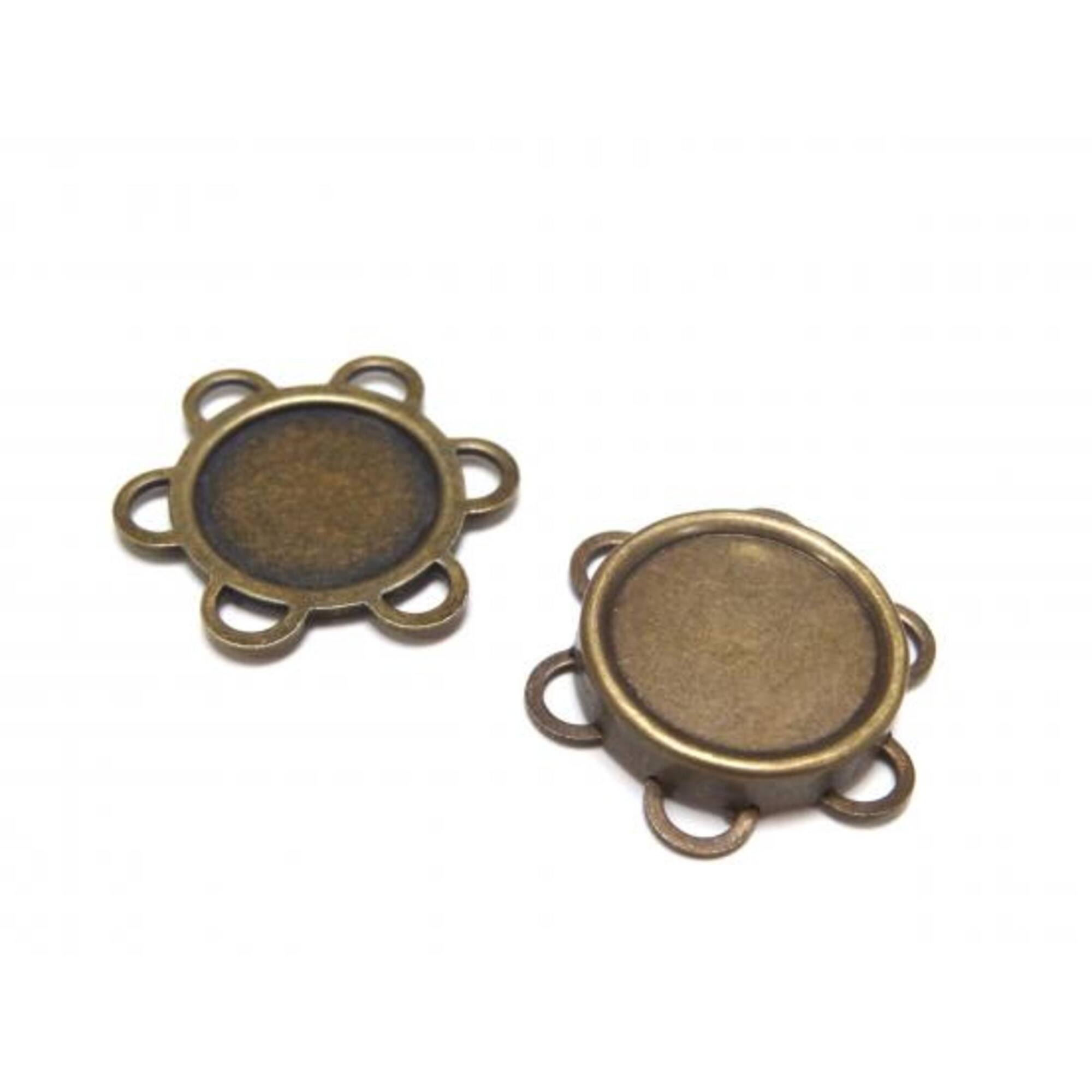 Dritz® Brass Flower Shape Sew-On Magnetic Snaps, 12 Sets